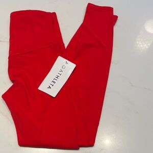 Athleta Kids Vibrant Red Leggings